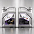 Bidon Clean Oil SAE 0W-20 de 5 L, vues de face et de dos