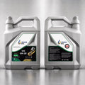 Bidon Clean Oil SAE 5W-20 de 5 L, vues de face et de dos